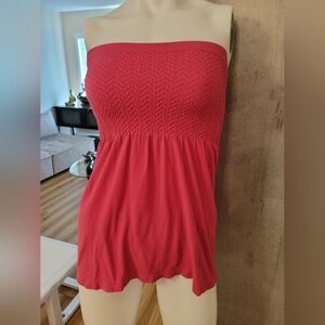 Guilty! Smocked Seamless Tube Top 90s y2k